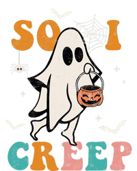 So I Creep Retro Halloween Spooky Vibes Trick Or Treat Ghost Toddler Long Sleeve Shirt