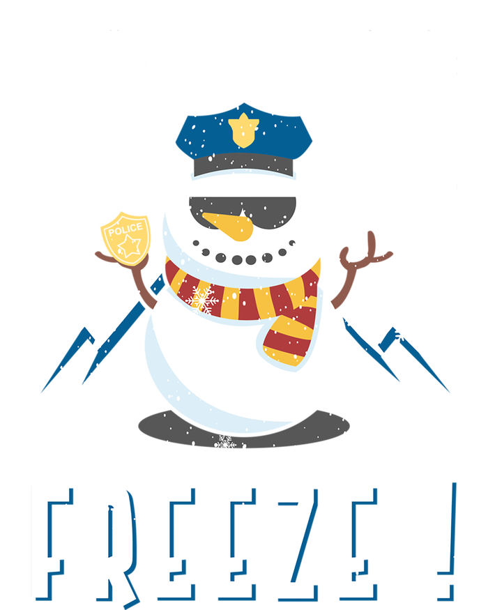 Cop Snow Freeze Police Navidad Police Police Officer Gift Women's T-Shirt