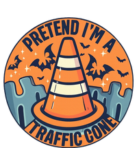 PRETEND I'M A TRAFFIC CONE Halloween Costume Tie-Dye Long Sleeve Shirt