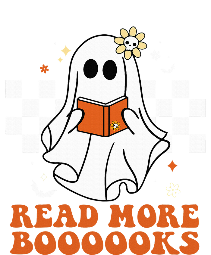 Funny Booooks Ghost Read More Books Cute Teacher Halloween Softstyle Adult Sport Polo