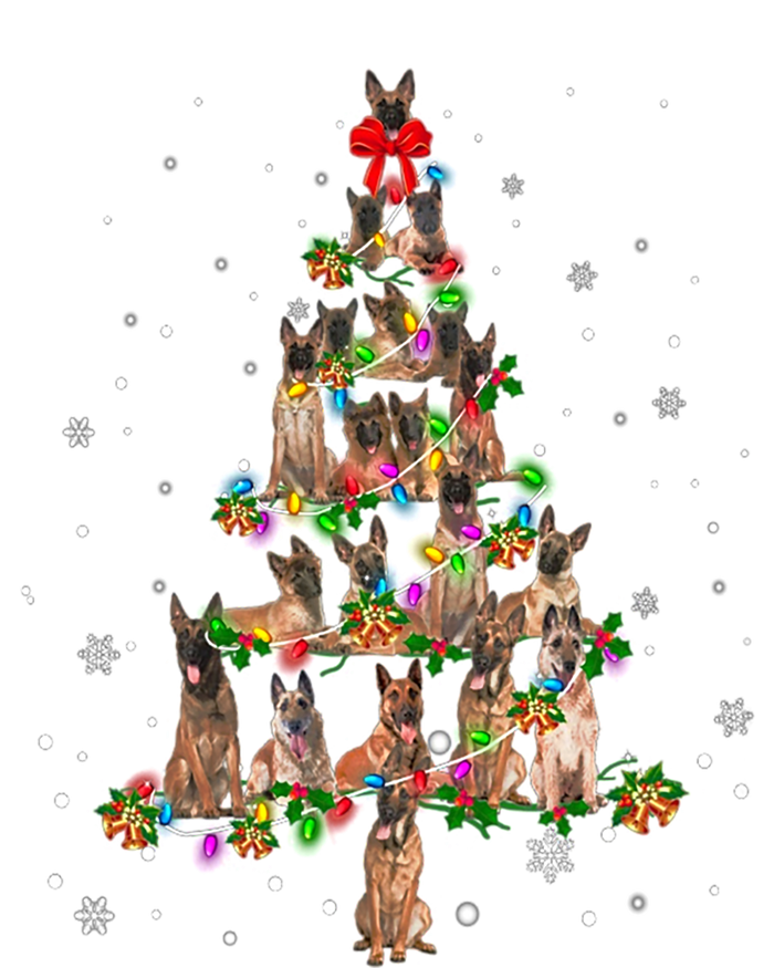 Cute Belgium Shepherd Dog Christmas Tree Gift Decoration Xmas Gift Premium T-Shirt