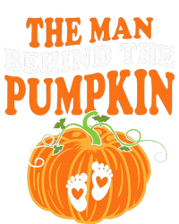 The Man Behind The Pumpkin Dad Halloween Pregnancy Reveal Kids Long Sleeve Shirt