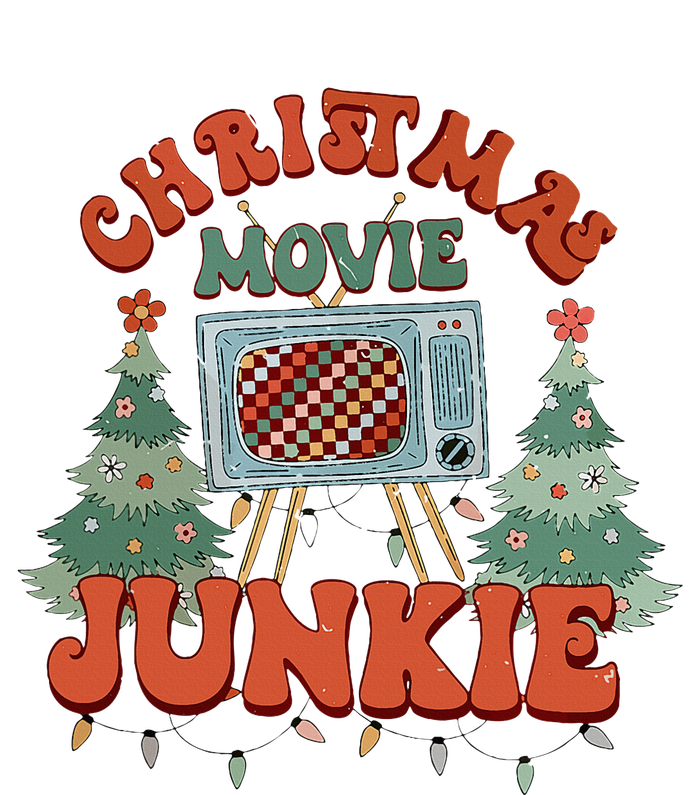 Christmas Movie Junkie Retro Christmas Tree Chrismas Adult Drive Performance Visor