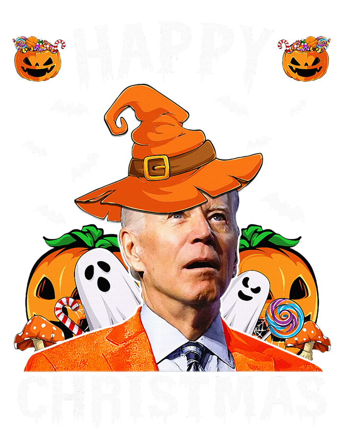 Funny Joe Biden Happy Halloween Happy Christmas Saying Coaster