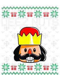 Funny Nutcracker Xmas Gifts Deez Nuts Ugly Sweater Christmas Women's V-Neck T-Shirt