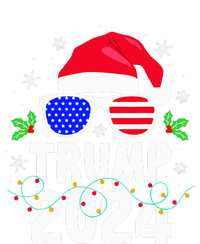 Trump 2024 Santa Hat Xmas Lights Christmas Funny T-Shirt