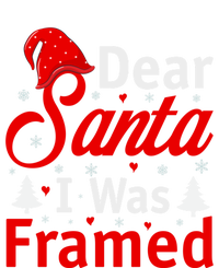 Dear Santa I Was Framed Gift Doggie Tank