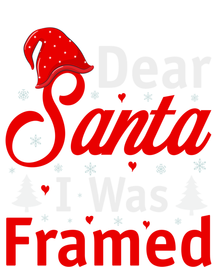 Dear Santa I Was Framed Gift Doggie Tank