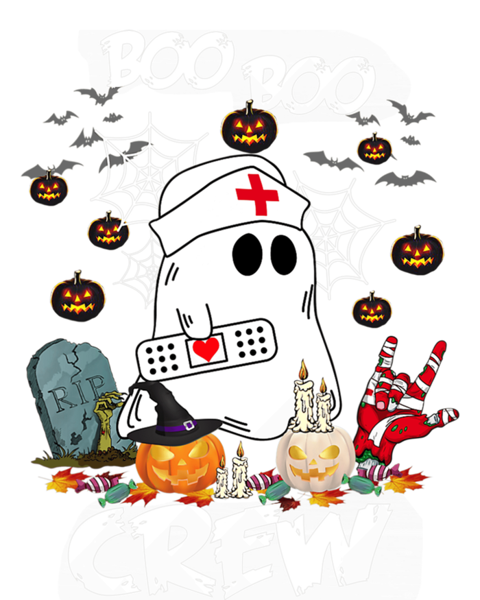 Retro Halloween Nursing RN Boo Boo Crew Ghost Nurse USA-Made Doggie Bandana