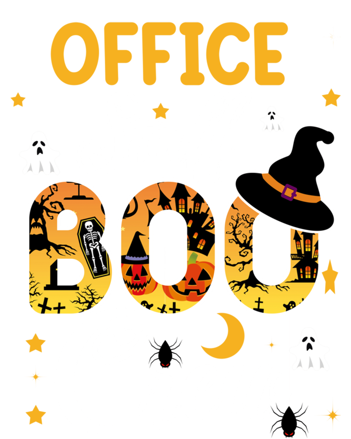 Office Staff Boo Crew Funny Halloween Matching Costume Performance Fleece Hoodie