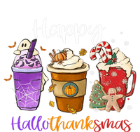 Happy Hallothanksmas Coffee Latte Halloween Thanksgiving T-Shirt