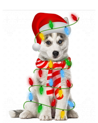 Dog Lights Ugly Sweater Santa Siberian Husky Dog Christmas Gift T-Shirt