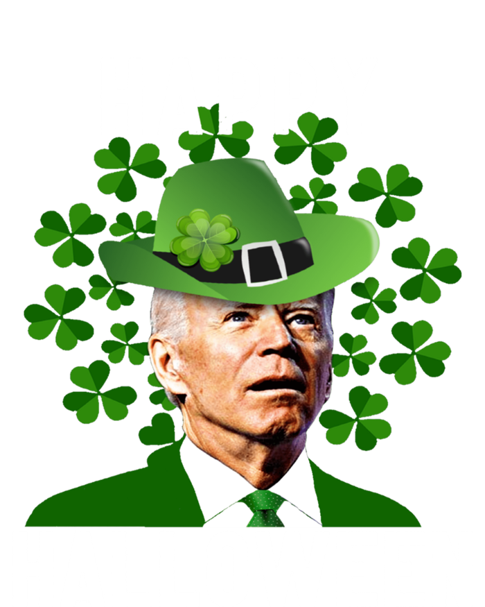 Funny Joe Biden St Patricks Day Confused Halloween Biden Ceramic Star Ornament