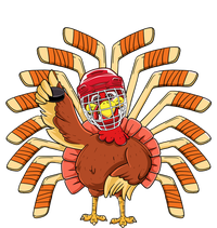 Ice Hockey Thanksgiving Turkey Playing Hockey Meaningful Gift T-Shirt