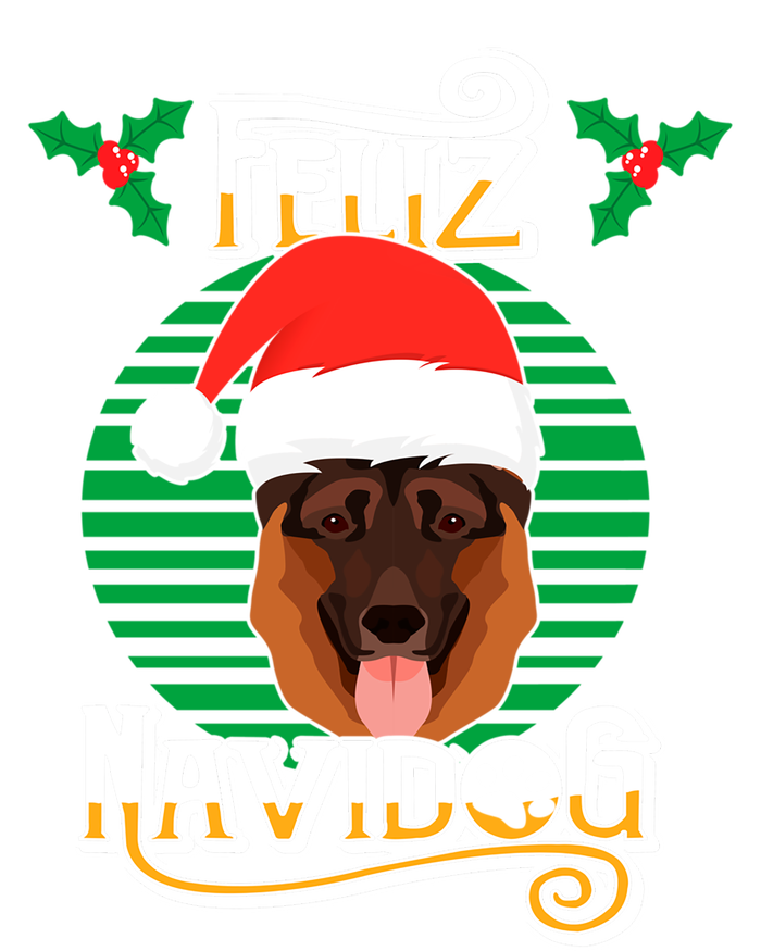 Feliz Navidog Ger Shepherd Dog Holiday Merry Christmas Gift T-Shirt