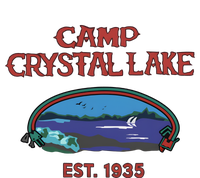 Camp Crystal Lake Est 1935 Halloween Horror Movie Scary T-Shirt