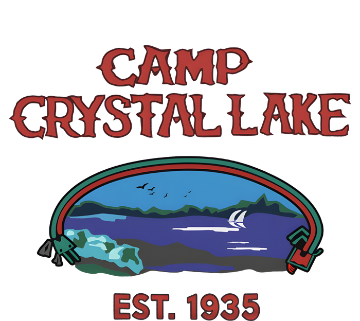 Camp Crystal Lake Est 1935 Halloween Horror Movie Scary T-Shirt