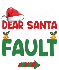 Funny Christmas Couples Gift Dear Santa It Was His Fault Gift T-Shirt