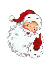 Believe In Myself Ironic Funny Santa Sayings Retro Christmas Cute Gift Kids Hoodie