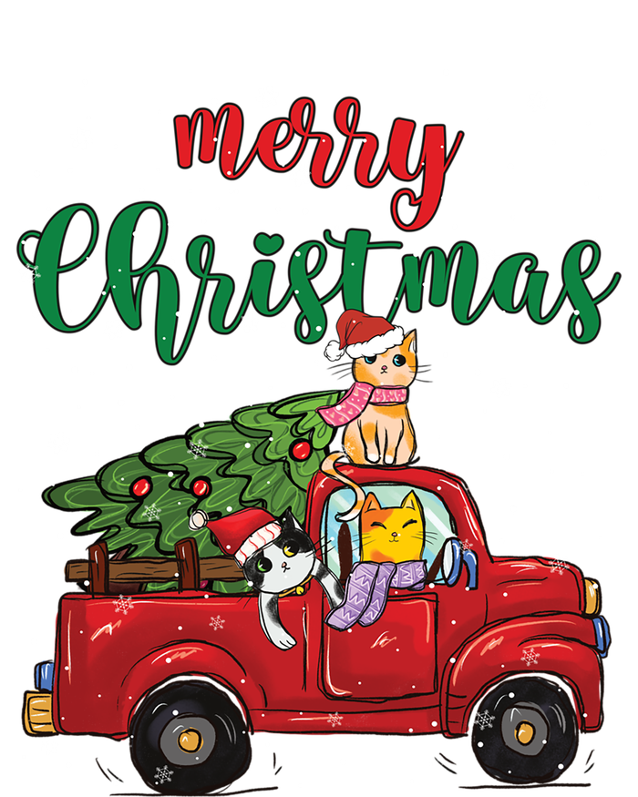 Merry Christmas Outfit Cats Truck Christmas Gift Ladies Essential Tank