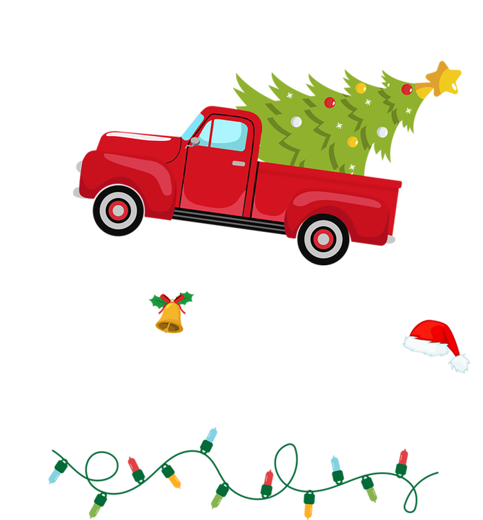 Merry Christmas With Truck Christmas Red Truck Gift Toddler Sweatshirt