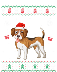 Funny Ugly Xmas Sweater Style Matching Beagle Dog Christmas Gift T-Shirt