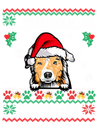 Merry Woofmas Australian Shepherd Dog Ugly Christmas Sweater Gift Infant Baby Jersey Bodysuit