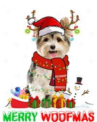 Merry Woofmas Christmas Yorkshire Terrier Dog Xmas Santa Cute Gift T-Shirt