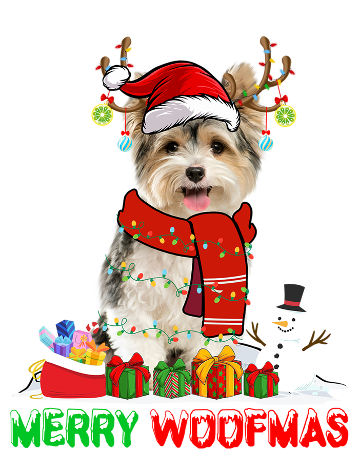 Merry Woofmas Christmas Yorkshire Terrier Dog Xmas Santa Cute Gift T-Shirt