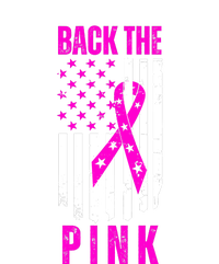 Vintage Back The Pink American Flag Youth Performance Sprint T-Shirt