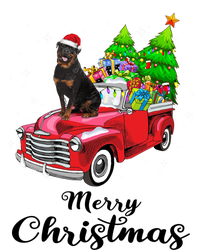 Rottweiler Ride Red Truck Christmas Pajama Gift Premium T-Shirt