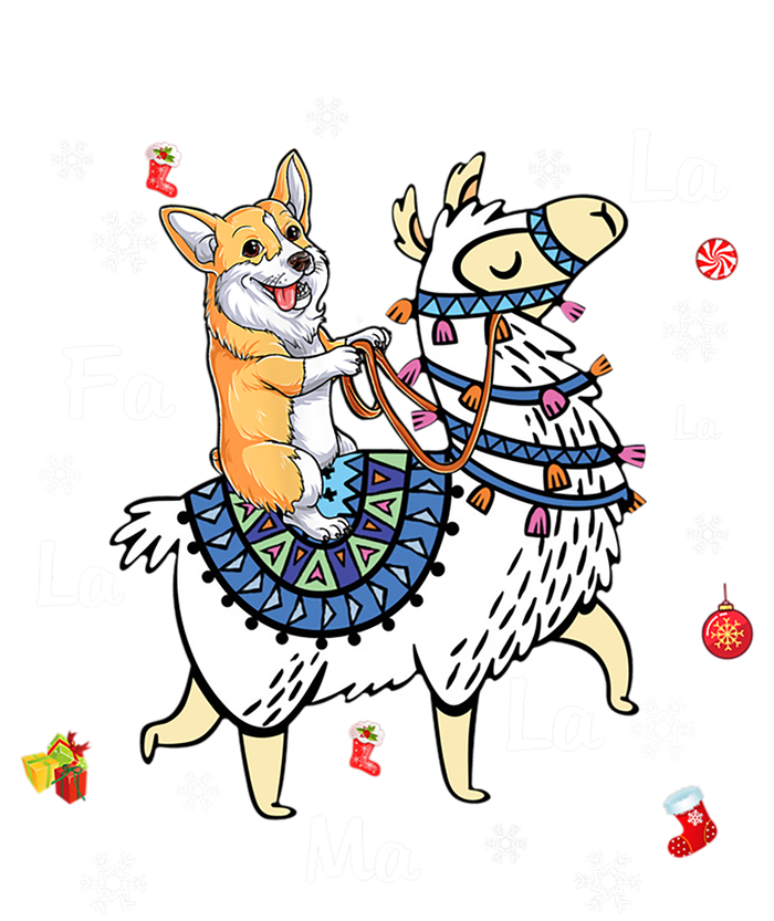 Santa Corgi Riding Llama Reindeer Christmas Funny Gift Corgi Xmas Great Gift Mousepad