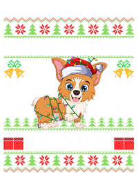 Santa Welsh Corgi Dog Xmas Lights Ugly Welsh Corgi Christmas Gift Toddler Sweatshirt