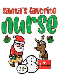 Santas Favorite Nurse Christmas Xmas Nursing Women's T-Shirt