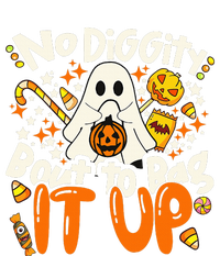 No Diggity Bout To Bag It Up Cute Ghost Halloween Candy Sustainable Knit Beanie