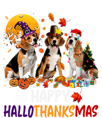 Happy Hallothanksmas Halloween Thanksgiving Christmas Beagle Gift Kids Sweatshirt