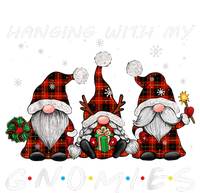 Hanging With Gnomies Gnome Christmas Xmas Buffalo Plaid Red Tank Top