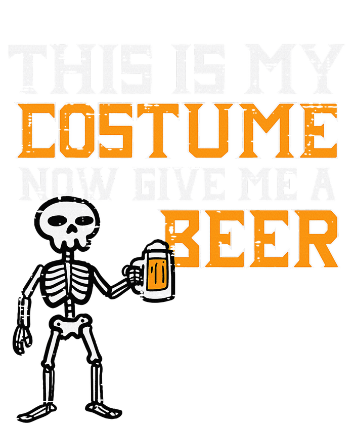 This Is My Costume Funny Skeleton Halloween Dad Striped Beanie with Solid Band