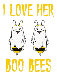 I Love Her Boo Bees Ghost Outfit Funny Halloween Gifts Women's T-Shirt