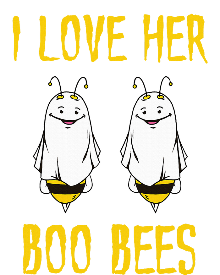 I Love Her Boo Bees Ghost Outfit Funny Halloween Gifts Women's T-Shirt