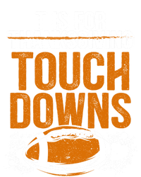 T Is For Touchdowns Turkey And Football Thanksgiving Gift Toddler Long Sleeve Shirt