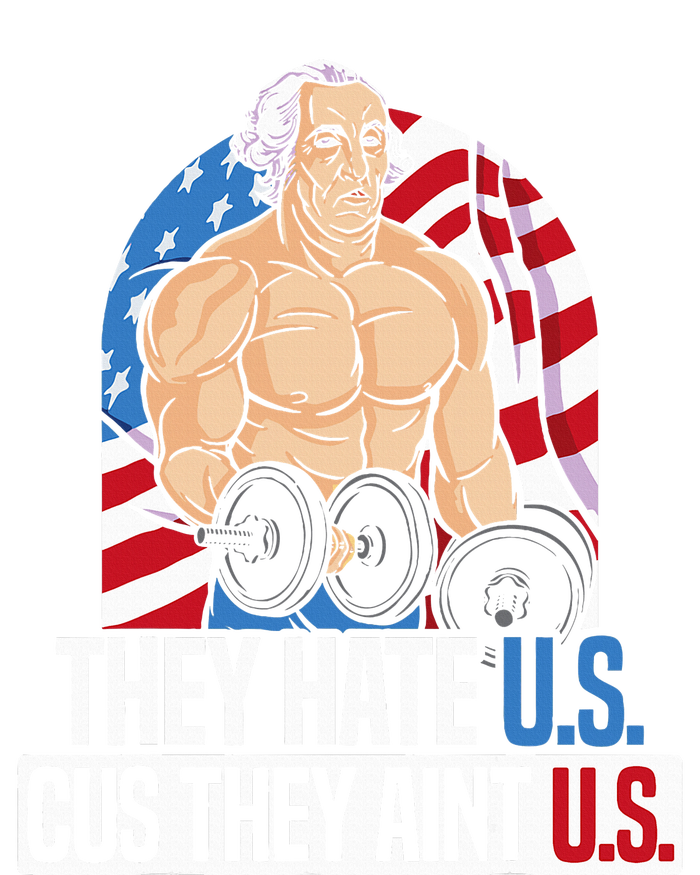 They Hate Us Cuz They Aint Us America USA Flag T-Shirt