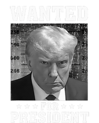 Wanted Donald Trump For President 2024 USA Flag T-Shirt