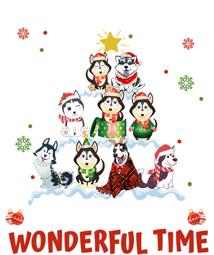 Its The Most Wonderful Time Husky Dogs Christmas Cool Gift 16 in Basic Backpack