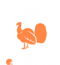 Thanksgiving Football Turkeys And Touchdowns Great Gift Zip Tote Bag