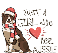 Just A Who Loves Her Australian Shepherd Dog Christmas Meaningful Gift T-Shirt