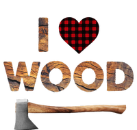 I Love Wood  Lumberjack Heart Halloween Costume  Tall Long Sleeve T-Shirt