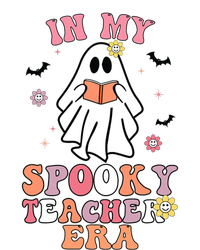 In My Spooky Teacher Era Groovy Hippie Retro Ghost Halloween Microfiber Hand Towel