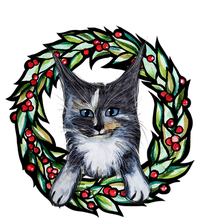 Maine Coon Dilute Calico Cat Christmas Funny Gift T-Shirt