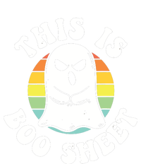 This Is Boo Sheet Ghost Retro Halloween Costume 7-Panel Snapback Hat